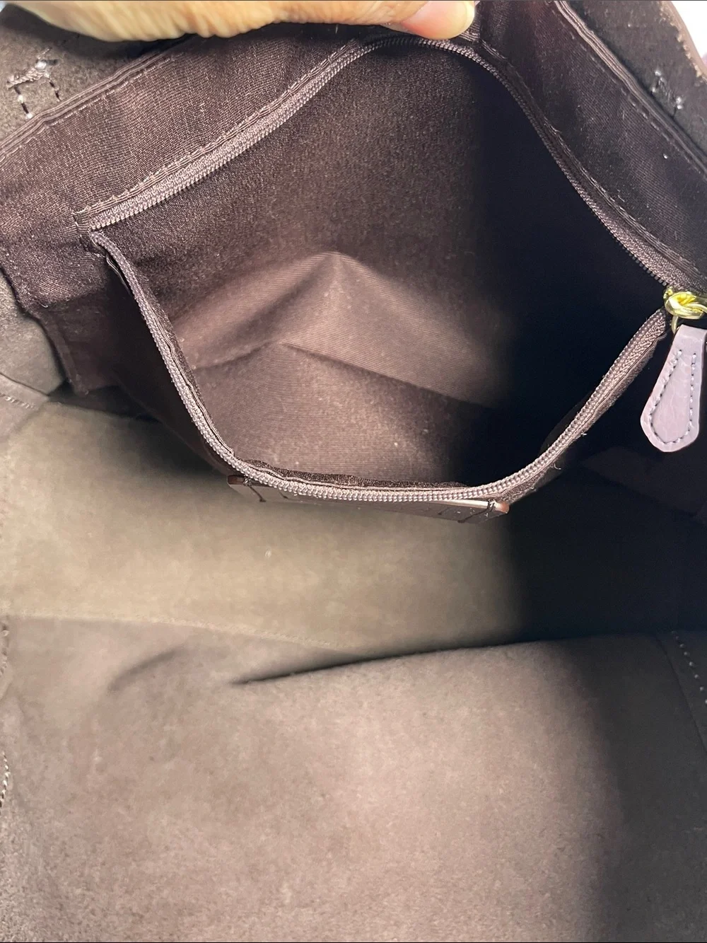 Coach L2054-58860 Derby Leather Tote Lavender Mauve Pebbled Leather